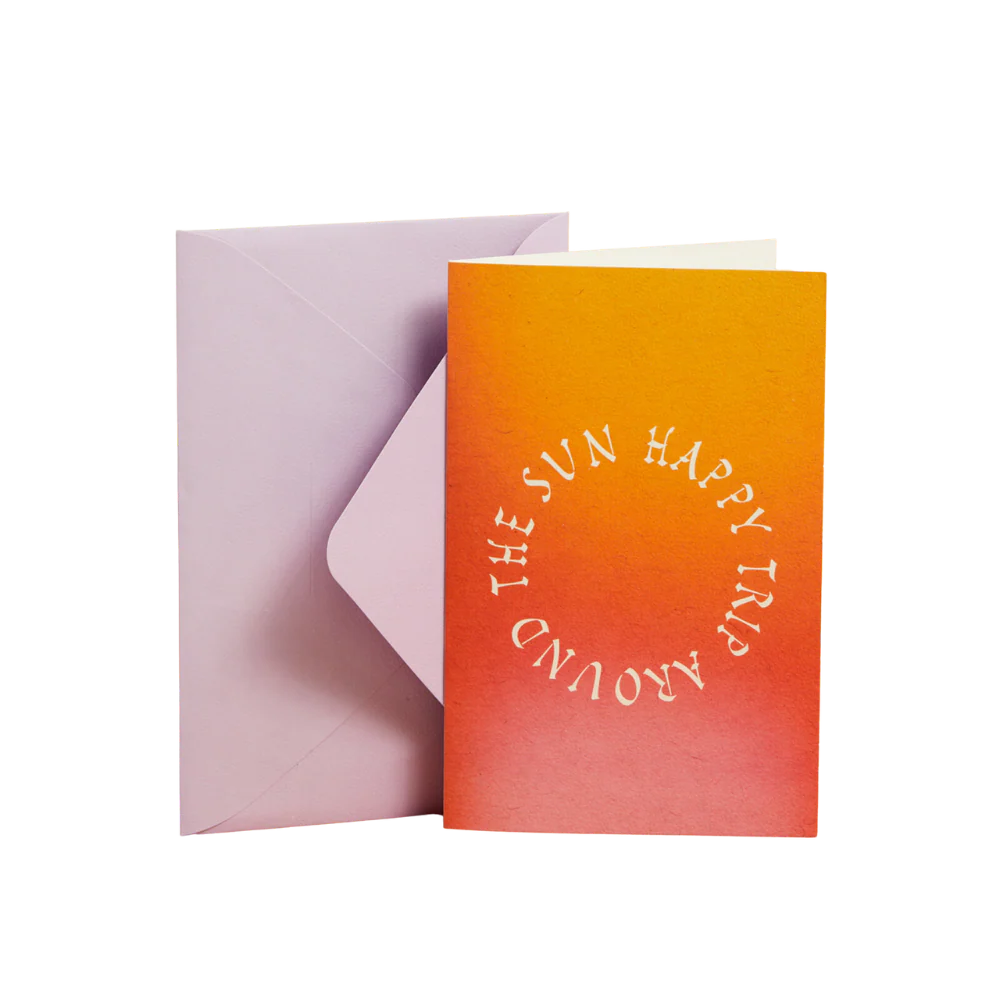 Happy Trip Around The Sun Card